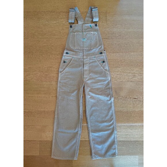 NEW Hey Gang Miner Overalls in Khaki - Picture 1 of 5